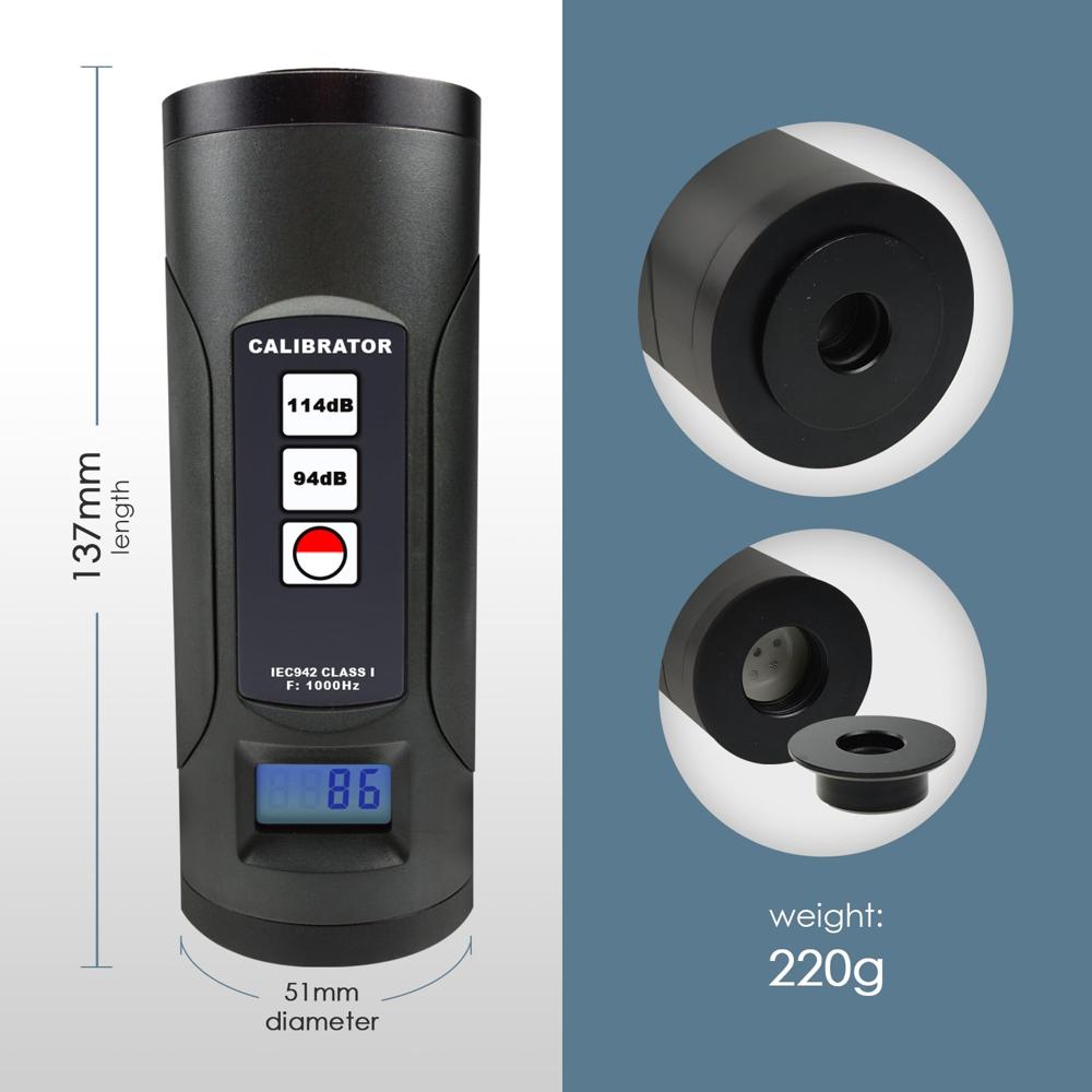 Sound Calibrator  Cal 900 - Accuracy: 0.03 Mg