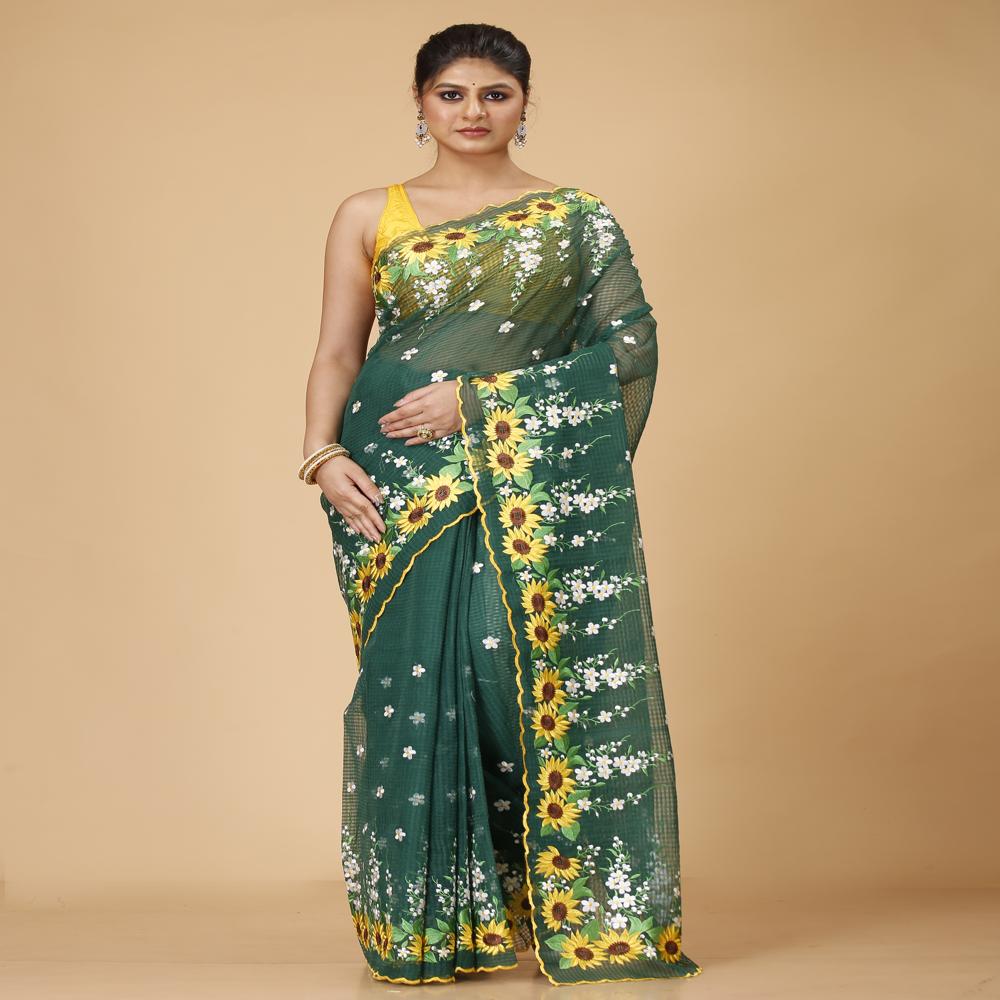  Kota Embroidery Saree