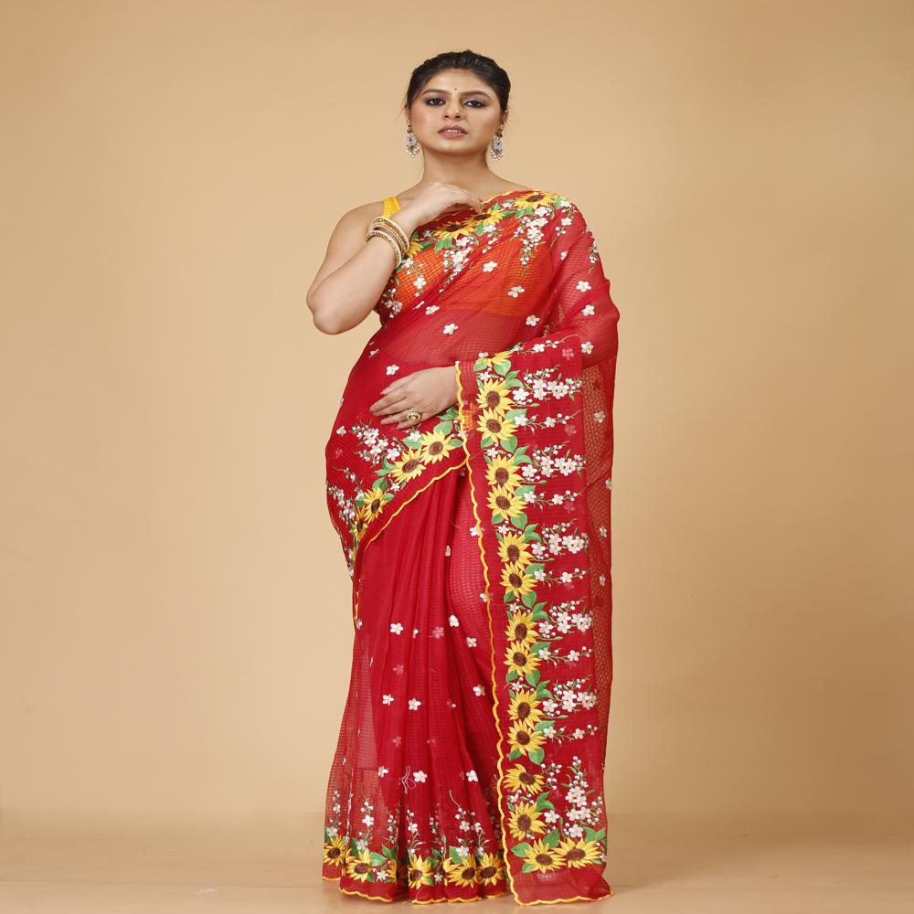  Kota Embroidery Saree