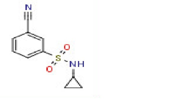 3-Cyano-N- cyclopropylbenzenesulfonamide