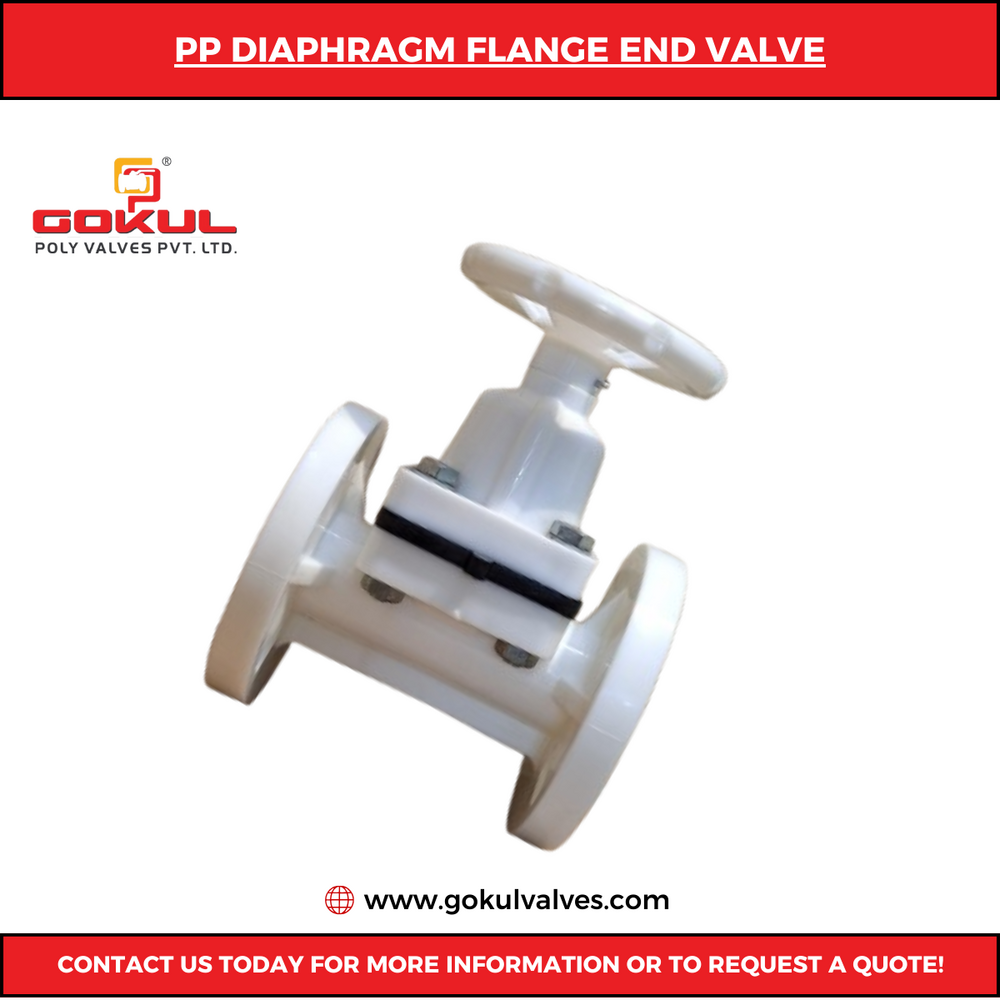 Polypropylene Diaphragm Valve Threaded - Application: Industrial And Water Application
