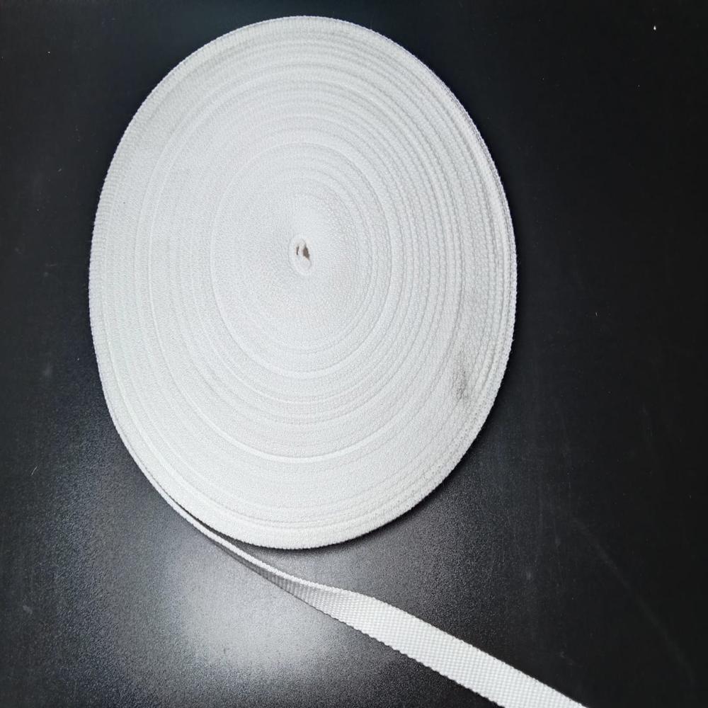  Polyester Niwar Tape, 24mm Width, 10 Metre Roll, White