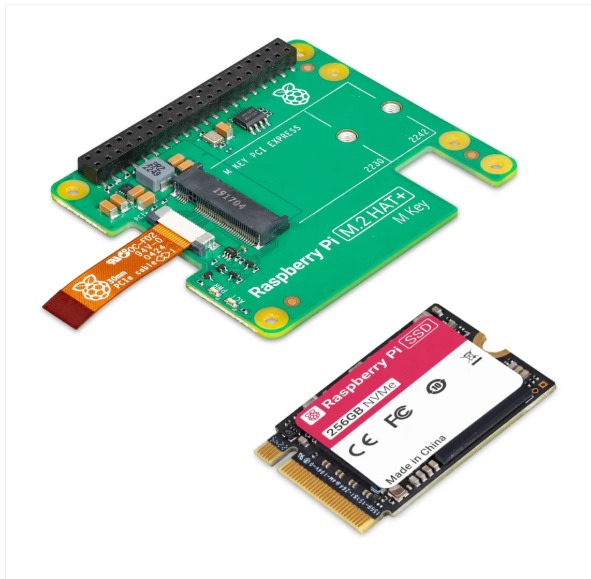 Raspberry Pi SSD Kit 256GB NVMe SSD Kit IOPS3 40k NVMe Boot Drive for Raspberry Pi 5