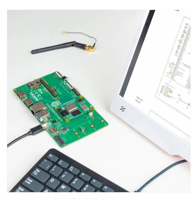 Raspberry Pi Compute Module 5 Io Board Cm5 Breakout Board Cm5 Io Board Cm5 Io Shield Rpi Cm5 Io Expansion Board - Color: Black With Green