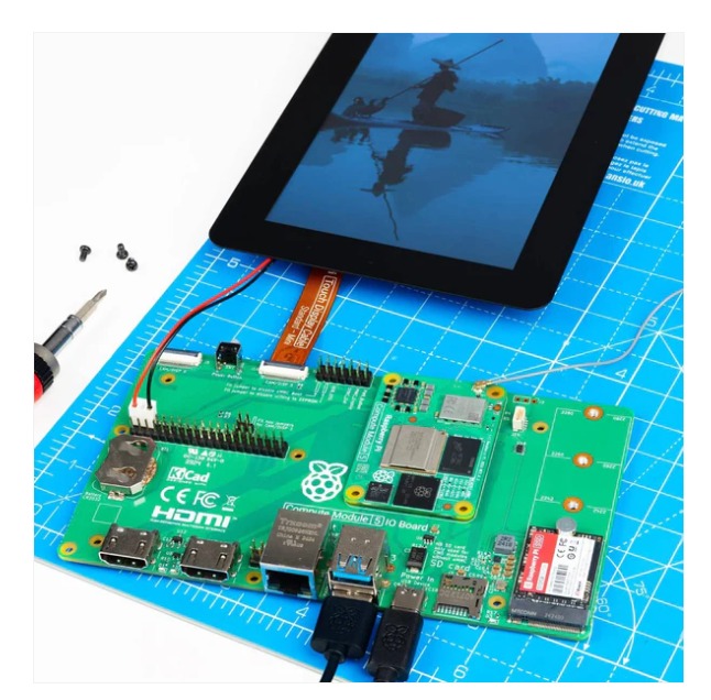 Raspberry Pi Compute Module 5 Io Board Cm5 Breakout Board Cm5 Io Board Cm5 Io Shield Rpi Cm5 Io Expansion Board - Color: Black With Green