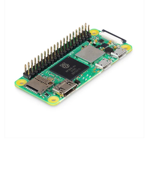 Raspberry Pi Zero 2WH Raspberry Pi Zero 2W with Headers and Quad-Core CPU, Wi-fi, Bluetooth 4.2, BLE, Onboard Antenna