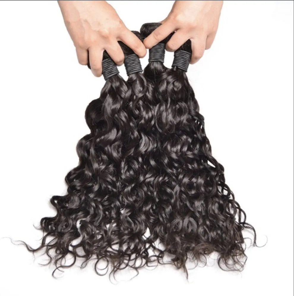 Natural Machine Weft Brazilian Remy Loose Curly Hair, 10