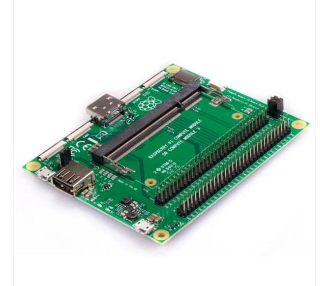 Raspberry Pi Compute Module 1/3/3+ IO Board Pi CM1/3/3+ IO Board CM1/3/3+ Expansion Board Compute Module I/O Expansion Board Add More GPIO, USB, and More