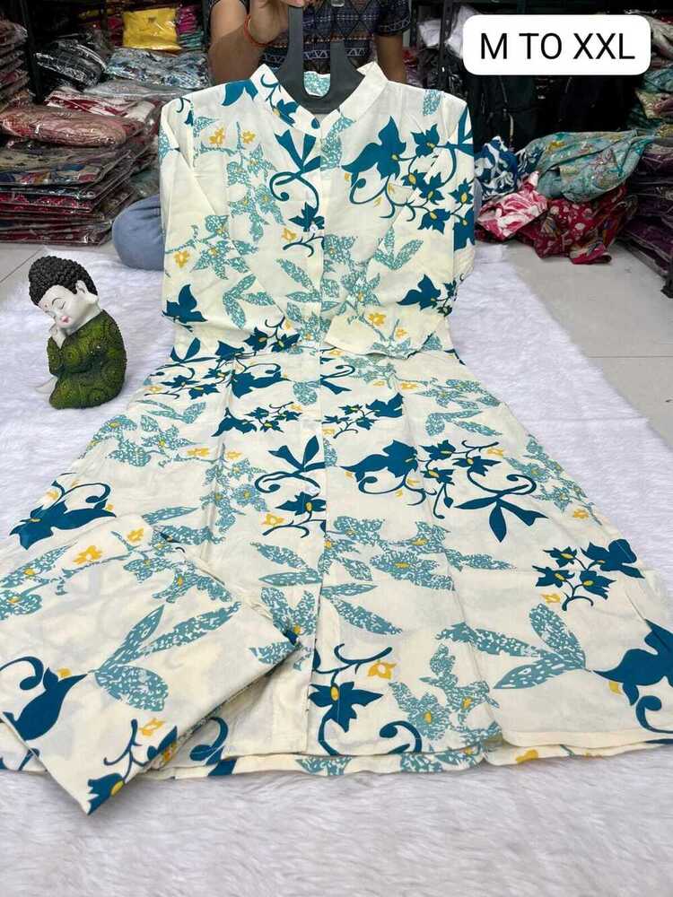 Cotton cord set kurti