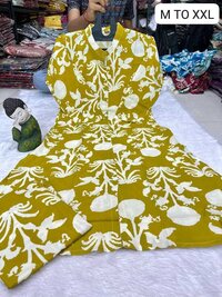 Cotton cord set kurti