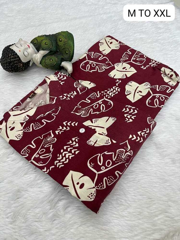 Cotton Cord Set Kurti - Color: Multicolor