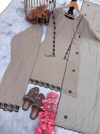 Heavy faux Georgette Kurti