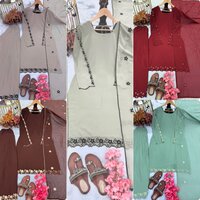 Heavy faux Georgette Kurti