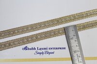 Golden Embroidery Glitter Lace