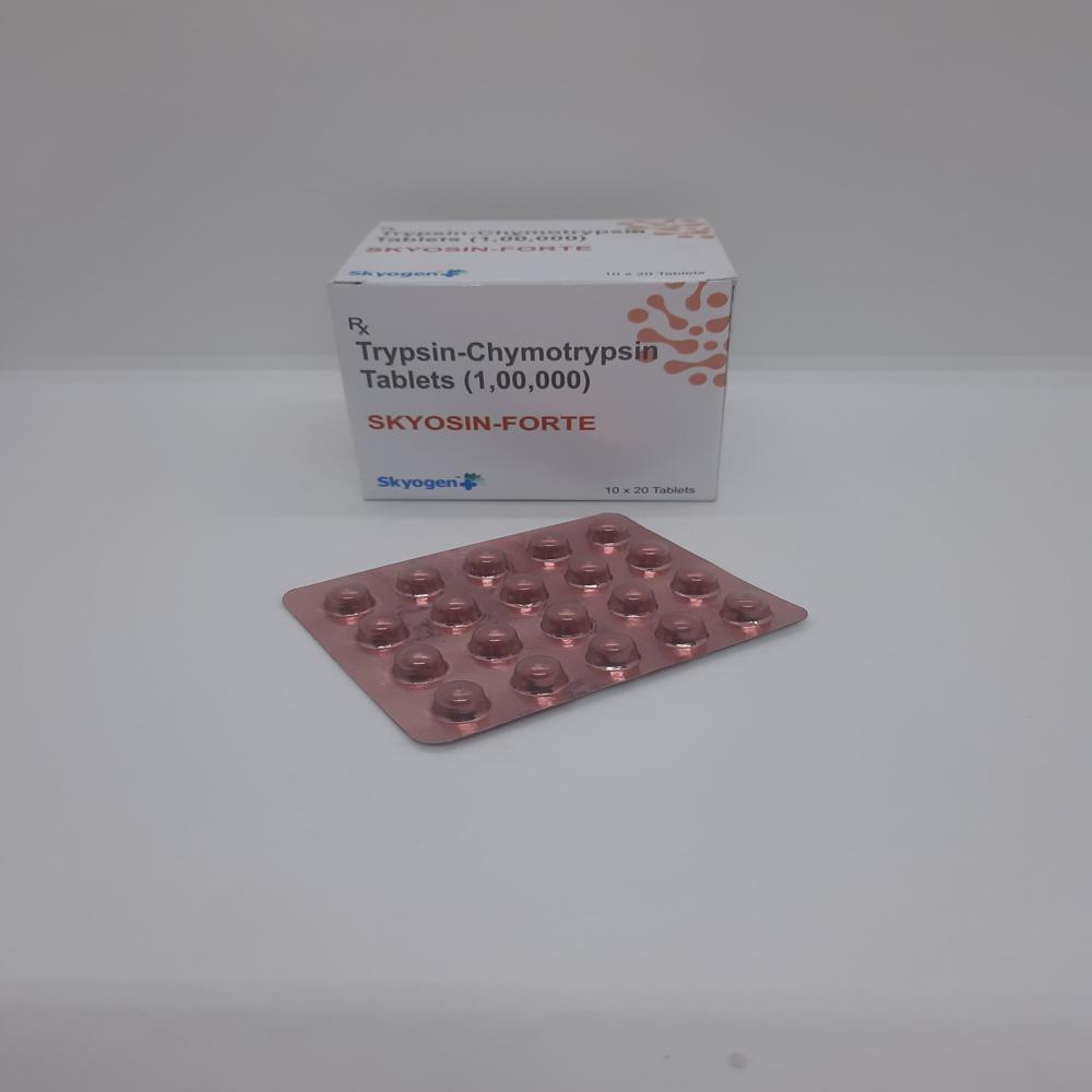 TRYPSIN-CHYMOTRYPSIN TABLET (1,00,000)