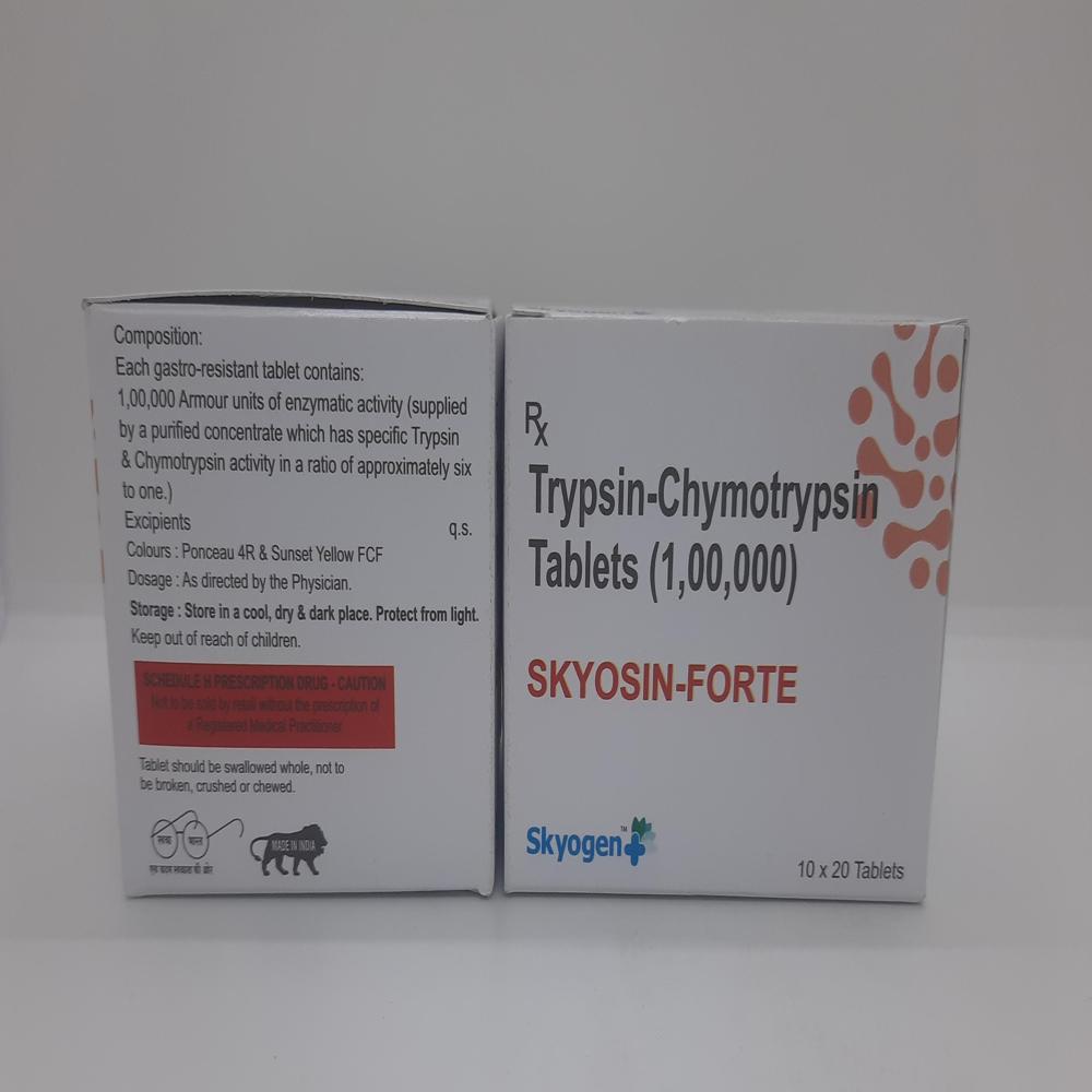TRYPSIN-CHYMOTRYPSIN TABLET (1,00,000)