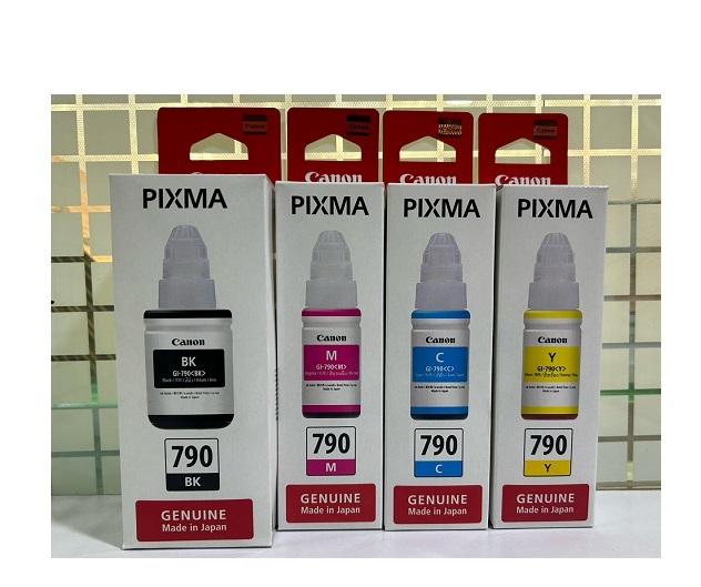 Original ink Canon Pixma GI-790 Bottle, Set of 4 (B/C/Y/M)