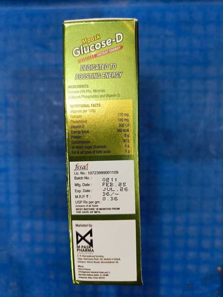 Glucose D Poweder 100g