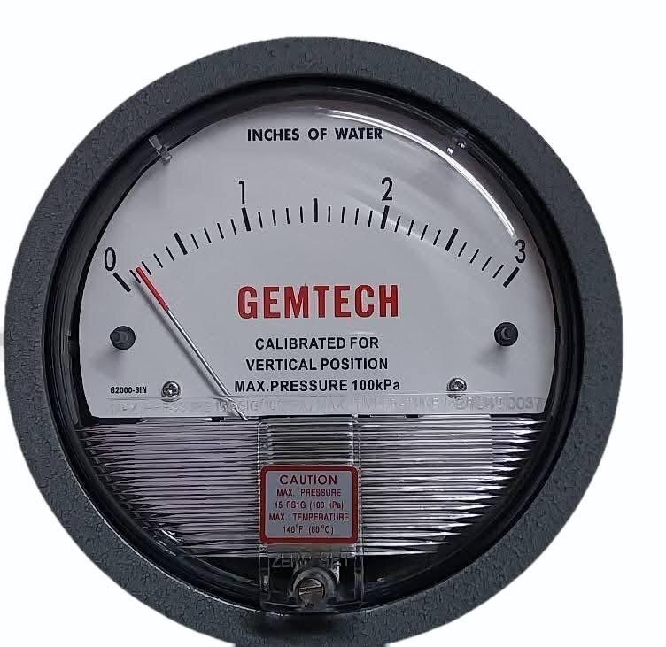 GEMTECH DIFFERENTIAL PRESSURE GAUGE IN Industrial Area Chopanki Road Bandapur - Alwar