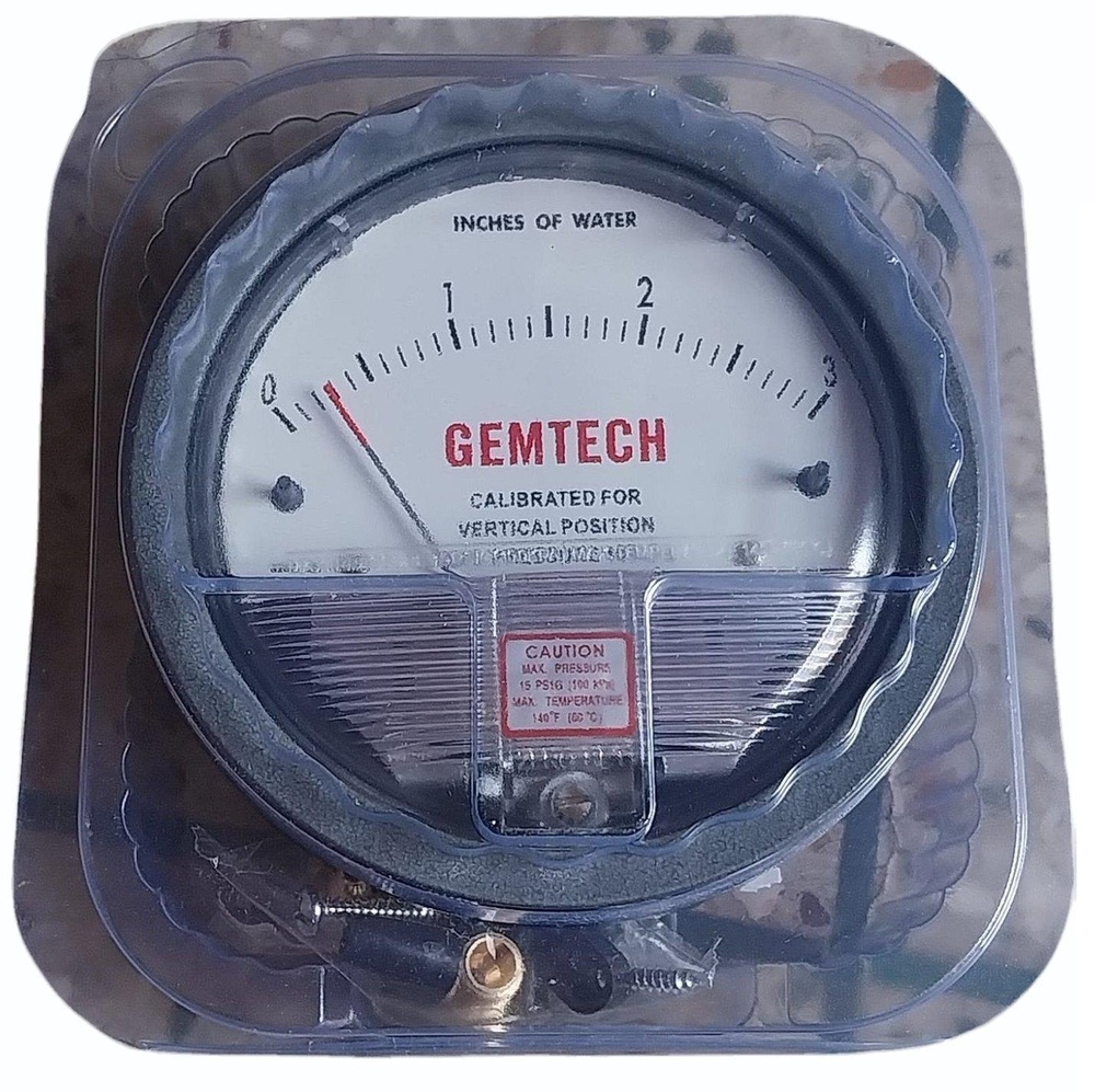 GEMTECH DIFFERENTIAL PRESSURE GAUGE IN Gajner Industrial Area Rajasthan