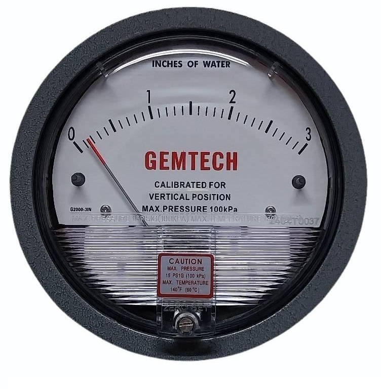 GEMTECH DIFFERENTIAL PRESSURE GAUGE IN Gajner Industrial Area Rajasthan