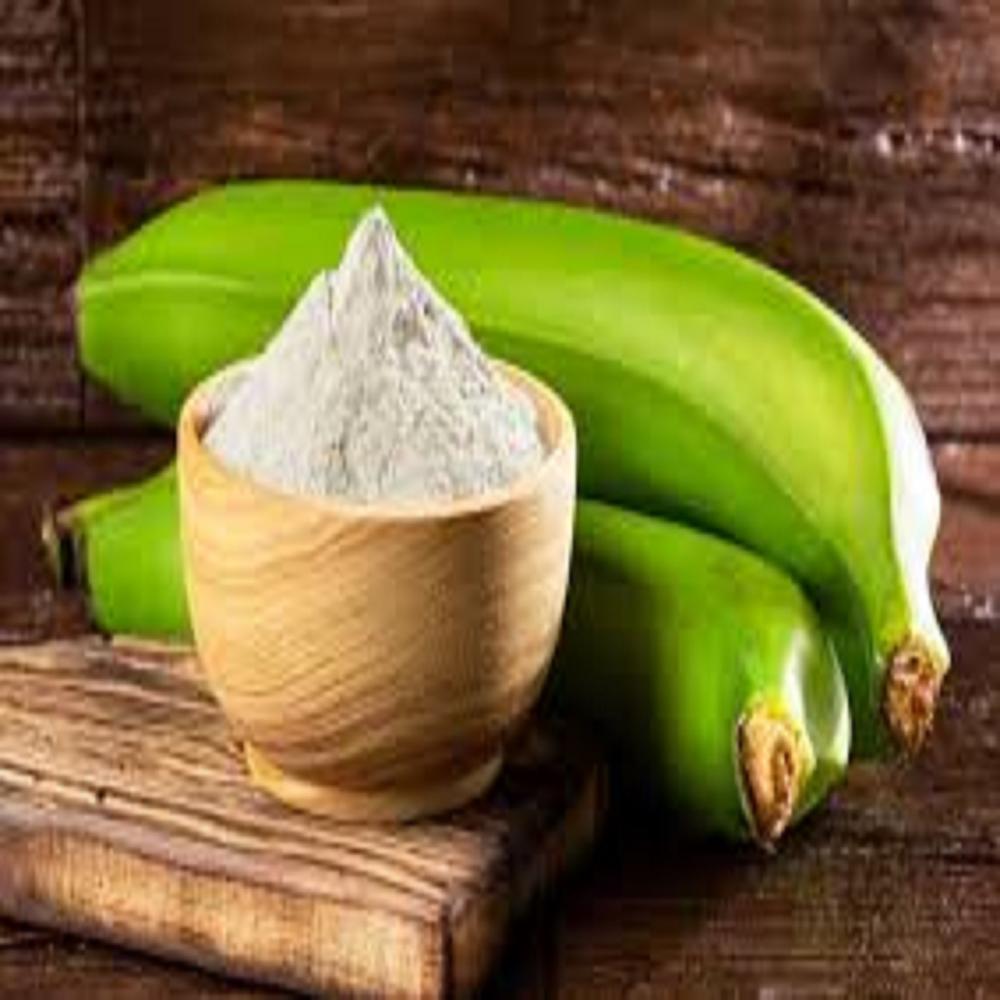 Green banana flour