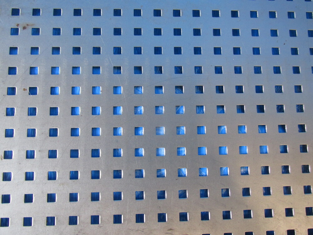 Perforated Seat And Back - Color: Silver