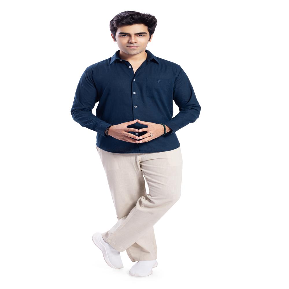 ITALIAN COTTON LINEN SHIRT