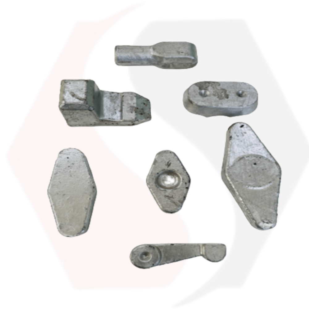 Precision Forged Components - Mild Steel (Ms), Customized Size, Golden Color | Applications In Automobile Industry, Hot Forging Process, Galvanized Surface Treatment