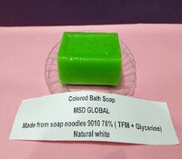 Toilet soap white