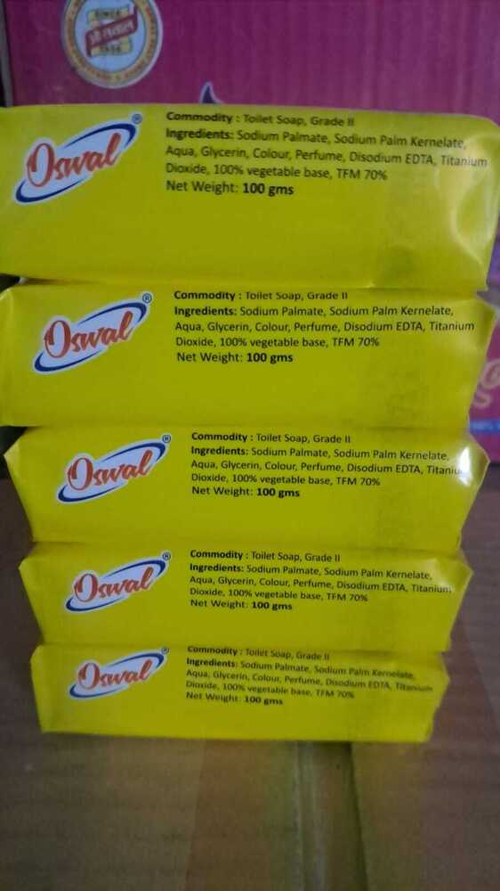 Toilet soap white