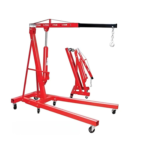Floor Engine Crane - Color: Red