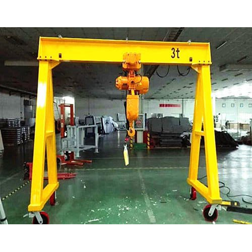 Floor Gantry Crane - Color: Yellow