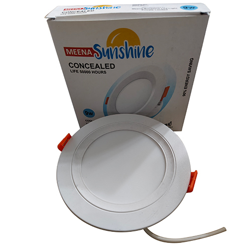 9W Concealed Led Light - Color: White