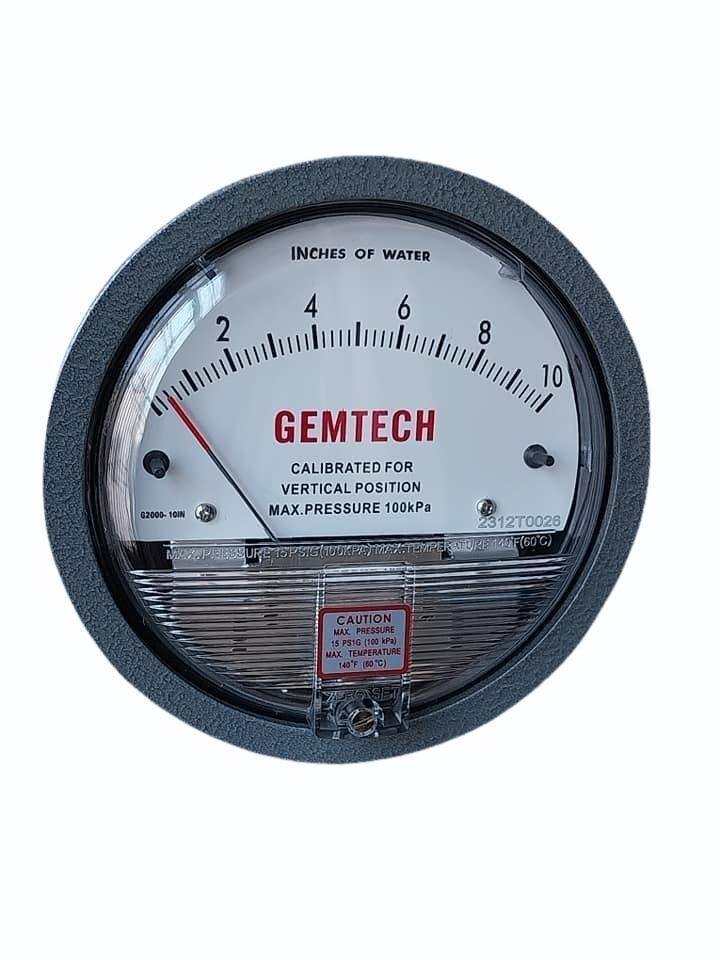 GEMTECH DIFFERENTIAL PRESSURE GAUGE In Bari Industrial Area Rajasthan INDIA