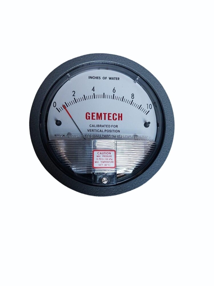 GEMTECH DIFFERENTIAL PRESSURE GAUGE In Bari Industrial Area Rajasthan INDIA