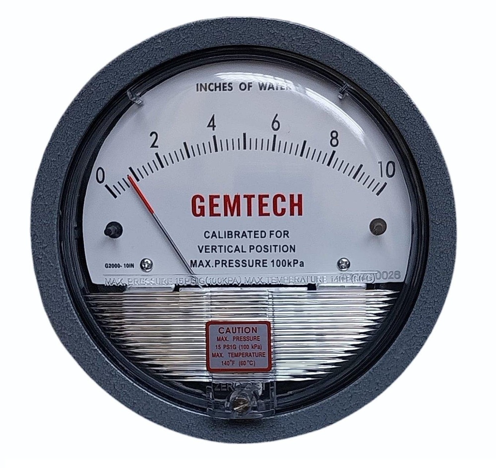 GEMTECH_DIFFERENTIAL PRESSURE GAUGE IN Industrial Area Rajasthan India