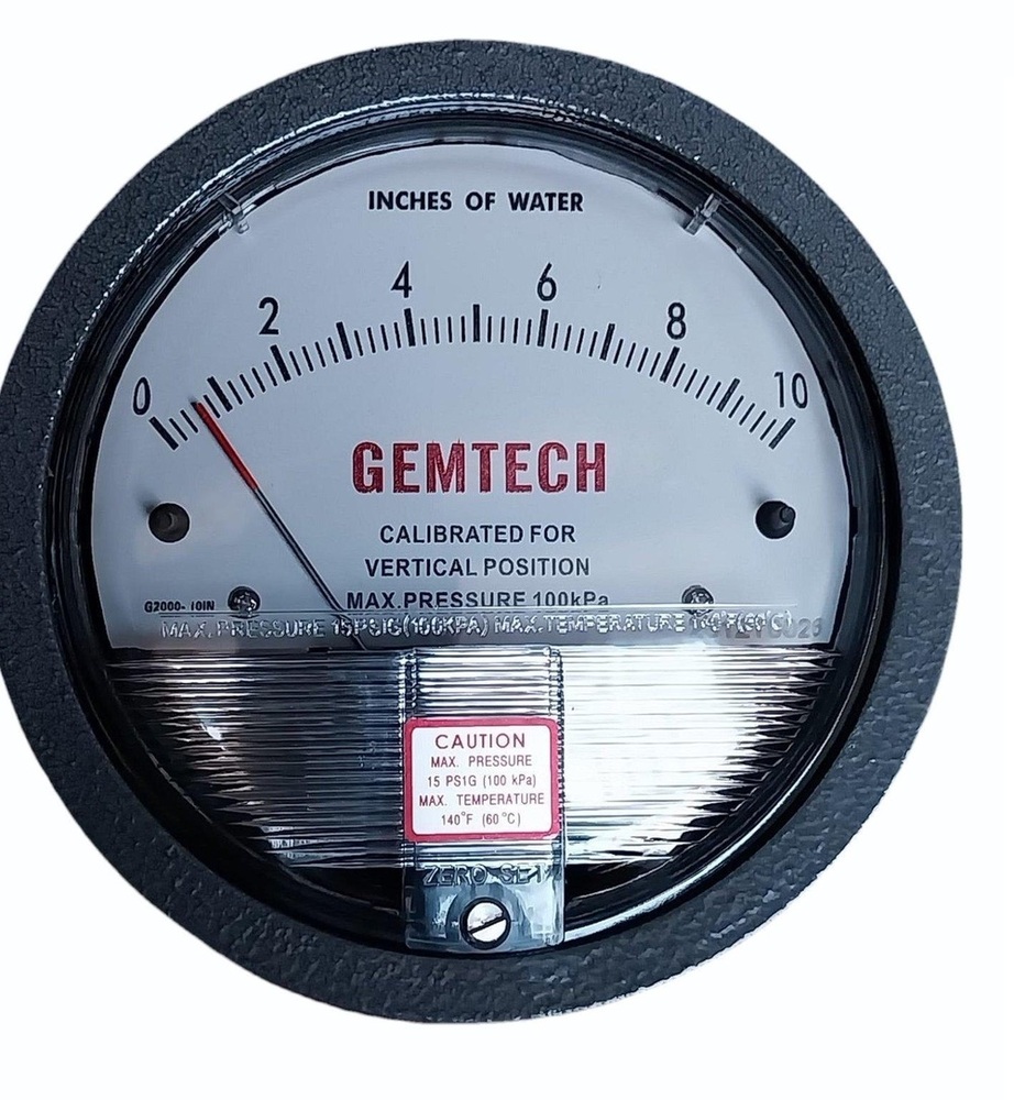 GEMTECH DIFFERENTIAL PRESSURE GAUGE IN Pathredi Industrial Area Rajasthan India