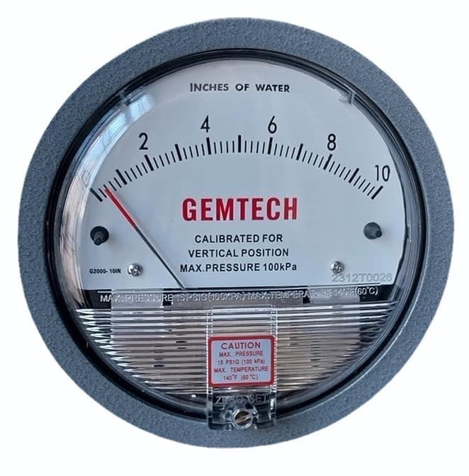 GEMTECH DIFFERENTIAL PRESSURE GAUGE IN Pathredi Industrial Area Rajasthan India