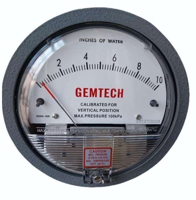 GEMTECH DIFFERENTIAL PRESSURE GAUGE IN Pathredi Industrial Area Rajasthan India