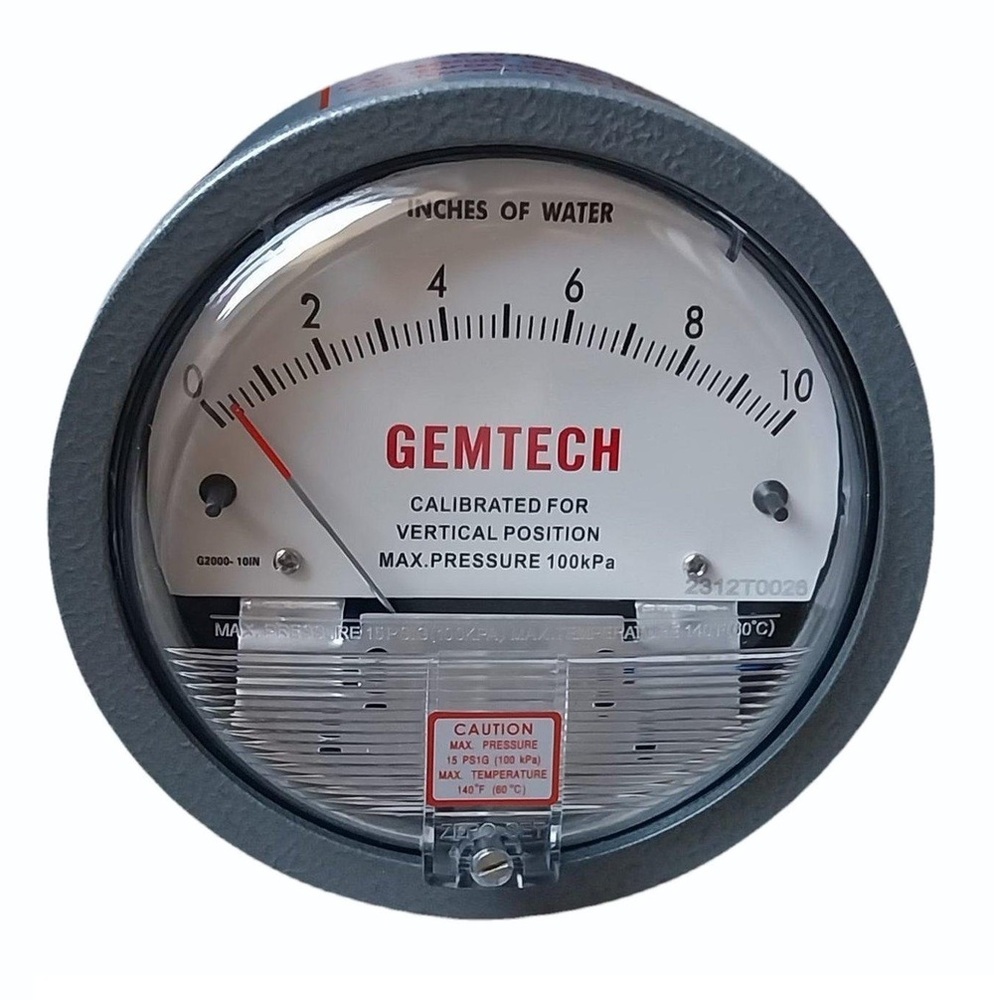 GEMTECH Differential Pressure Gauge In Keshwana Industrial Area Rajasthan