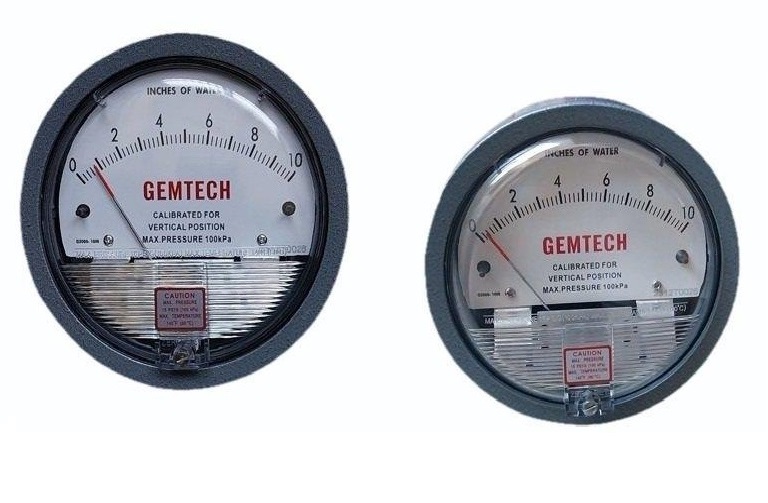 Gemtech Differential Pressure Gauge In Keshwana Industrial Area Rajasthan - Accuracy: 2% (-Ha Model 1) Of Fs (3% (-Ha 1.5%) On -0