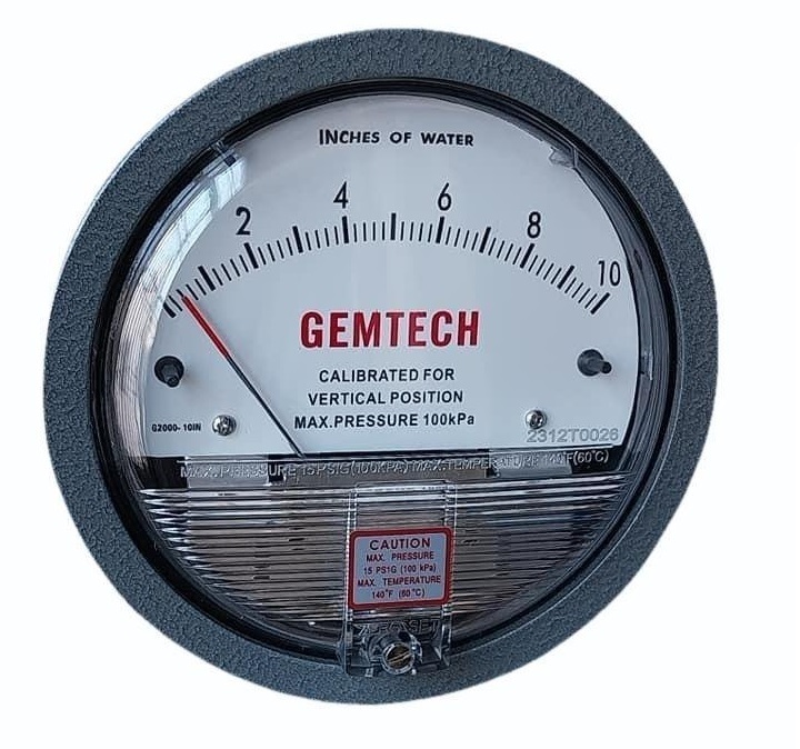 GEMTECH Differential Pressure Gauge In Keshwana Industrial Area Rajasthan
