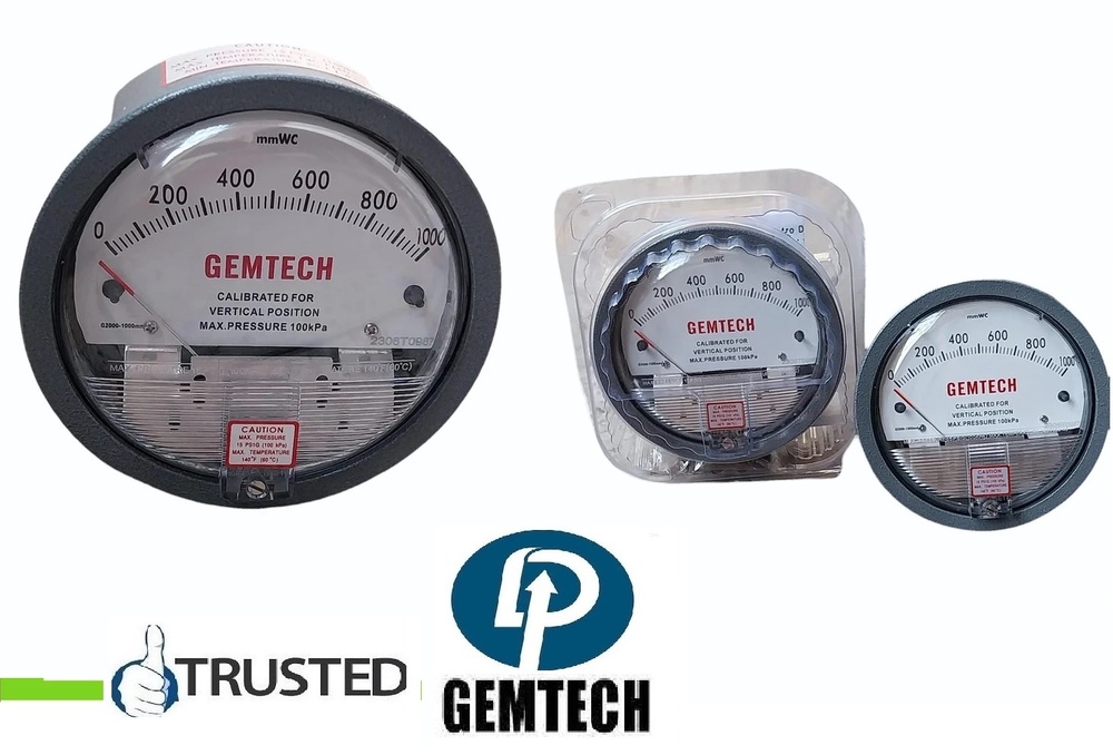 GEMTECH Differential Pressure Gauges 81 Model Number