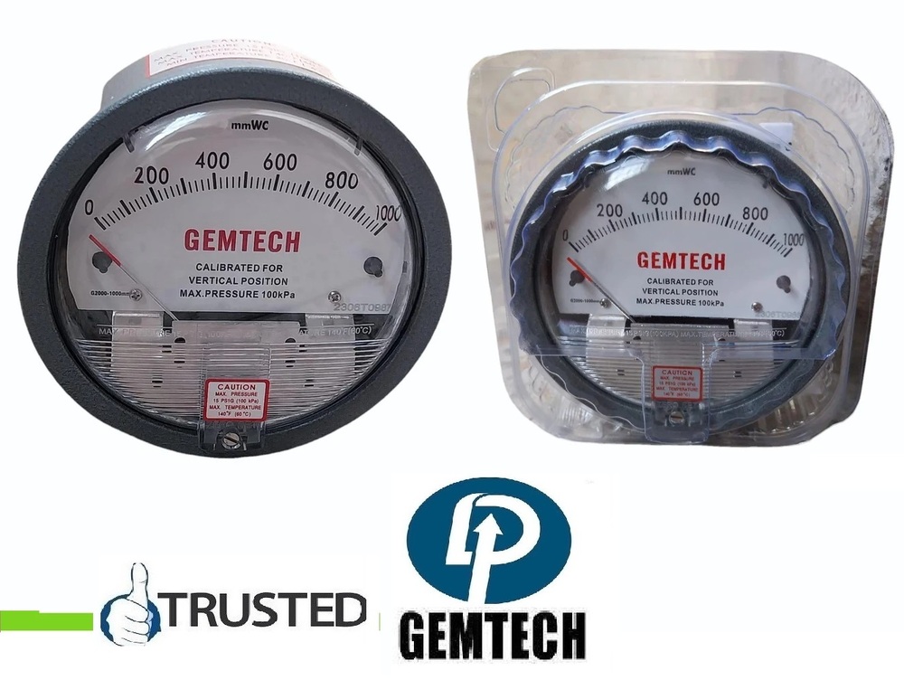 Gemtech Differential Pressure Gauges 81 Model Number