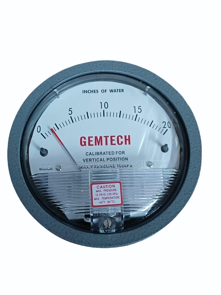 Gemtech Differential Pressure Gauges By Jaipur Rajasthan