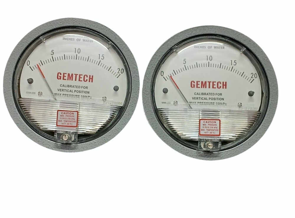 Gemtech Differential Pressure Gauges By Jaipur Rajasthan