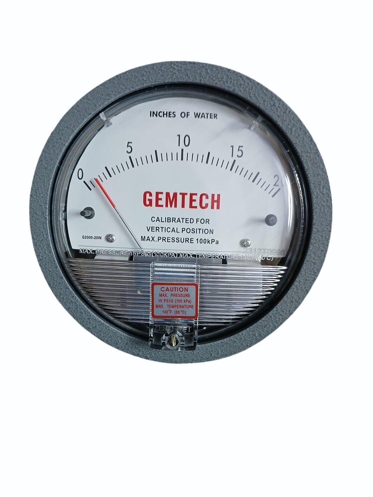 Gemtech Differential Pressure Gauges By Jaipur Rajasthan