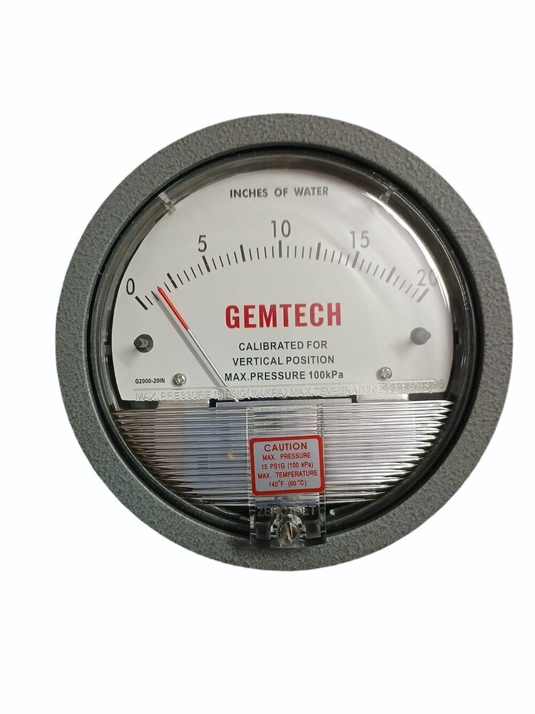 Gemtech Differential Pressure Gauges By Jaipur Rajasthan