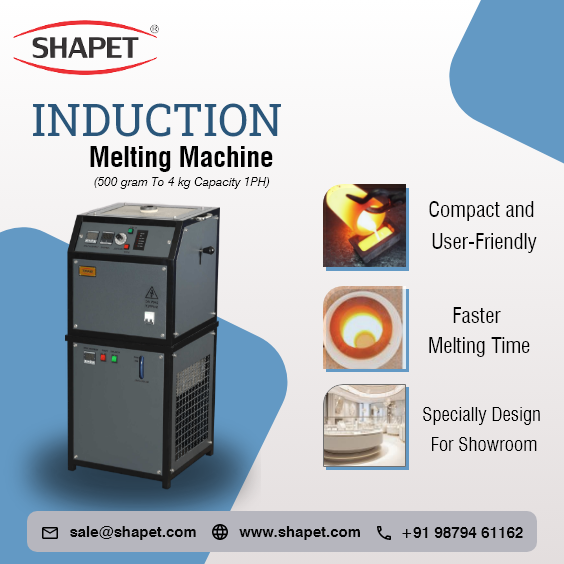 Induction Based Gold Melting Machine In Single Phase